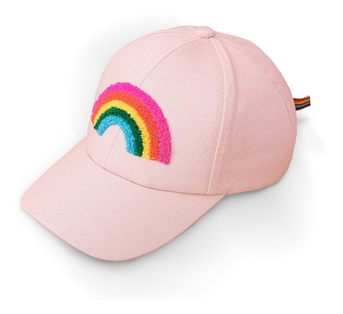 Gorra Cachucha Niña Arcoiris Tipo Beisbol