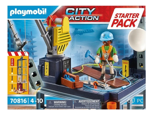 Playmobil 70816 Construcción Con Grúa