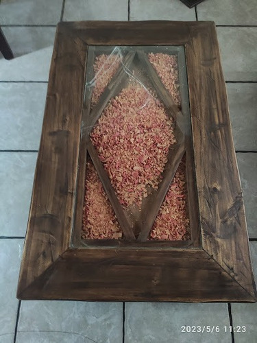 Mesa Ratona Pino Macizo Artesanal Estilo Campo Cerealera