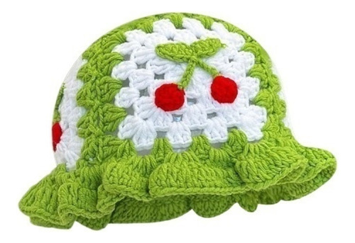 Gorro Tejido A Mano Sweet Cherry