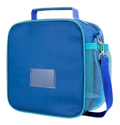 Bolsa Térmica Infantil Lancheira Necessaire Menino Masculina Cor Azul