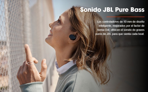 Auriculares in-ear inalámbricos JBL Tune 130NC TWS negro