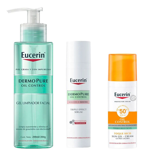 Eucerin Rutina Para Pieles Grasas + Acneicas Con Manchas