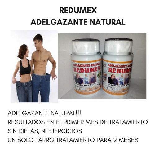 Redumex Tratamiento Para 2 Meses - Unidad a $1000