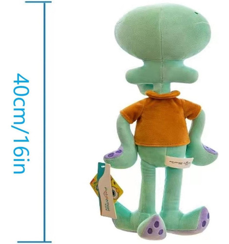 Peluche Calamardo De Bob Esponja De 40 Cm Premium Original