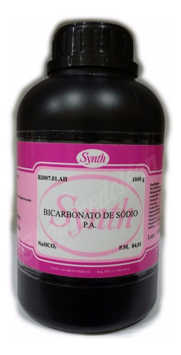 Bicarbonato De Sódio Synth Pa 1kg - C/ Laudo Pureza