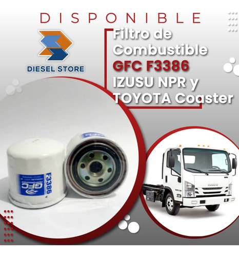 Filtro Combustible Gfc Isuzu Npr P550057 33386 