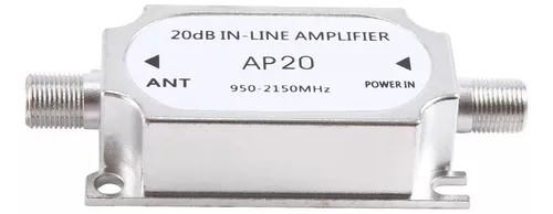 Amplificador de señal en línea, de 20 dB, 950-2150 MHz