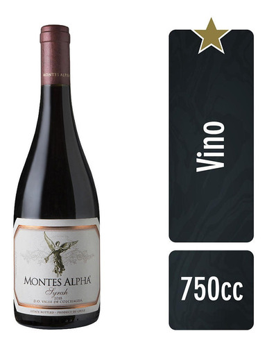 Vino Montes Alpha Syrah 750cc 1 Unidad