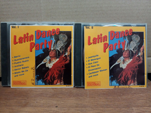 2 Cds Latin Dance Party Vol 1 Y Vol 2 Musica Cubana