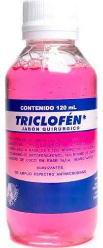 Jabón Quirúrgico Desinfectante Triclofen 120 Ml 