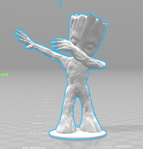 Baby Groot Dab- Arte Plastico