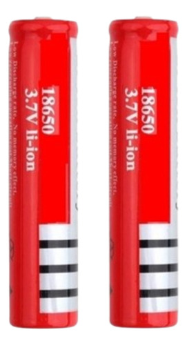 Pila Recargable 18650 3.7 V. 7800 Mah Linterna,parlante,etc.
