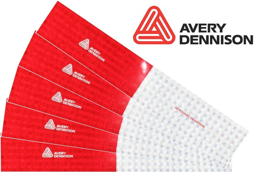 Kit 50 Un Faixa Refletiva Avery Dennison Caminhão Padrão 3m