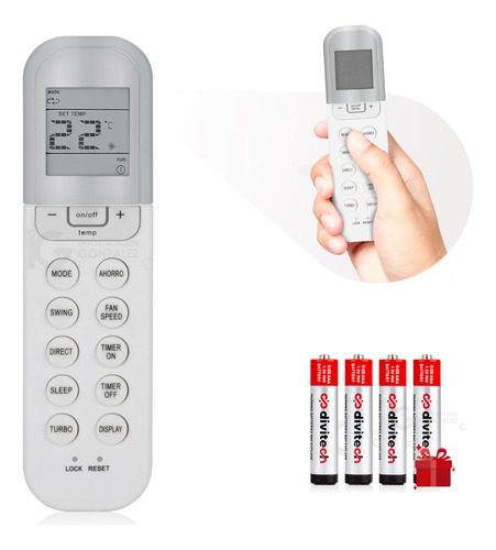 Control Minisplit Aire Ac Mirage X2 X Max X Life Rg36b4/bge
