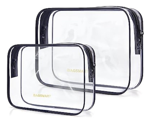 Bagsmart Bolsa De Aseo Transparente, Paquete De 3