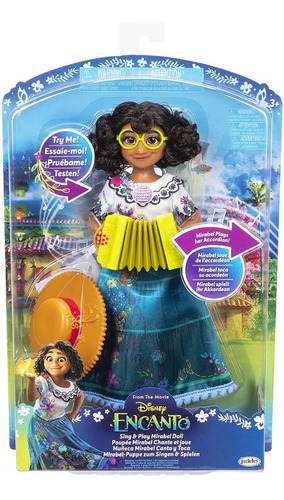 Muñeca Mirabel Madrigal C/sonido Y Acc Encanto Disney E.full