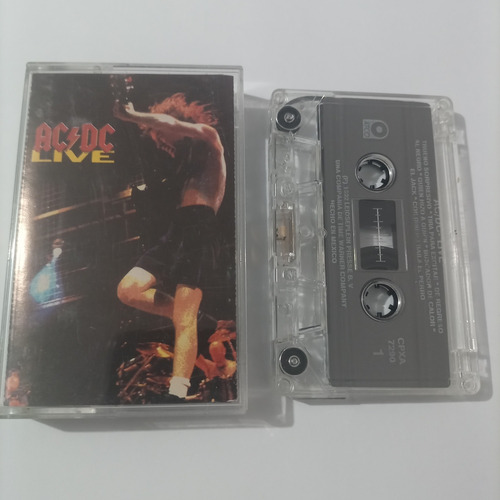 Ac/dc Live 1992 Cassette Tape Donington Castle 