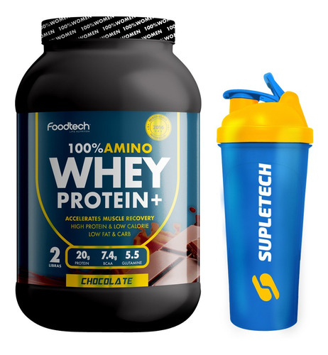 Amino Whey Protein 2 Lb + Shaker De Regalo