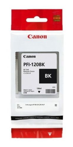 Cartucho Canon Pfi 120bk Impresoras Tinta Negra