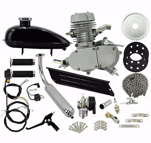 Super Kit Motor Completo P Bicicleta 80cc C/nota Fiscal +dsr