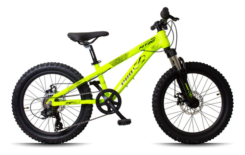 Bicicleta Pro X Mtb Infantil Mt20 7v Susp Aro 20 Amarelo