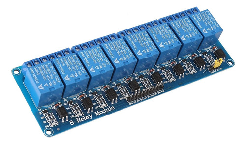 Modulo Rele Relay 5v De 8 Canales Compatible Con Arduino