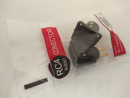 Conector Rc4a (áudio) - 01 Par - 4 Polos/2 Vias