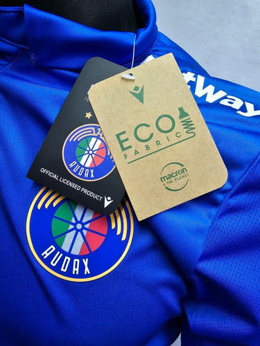 Imagen 9 de 10 de Camiseta Audax Italiano 2023 Macron Tercera Azul Original
