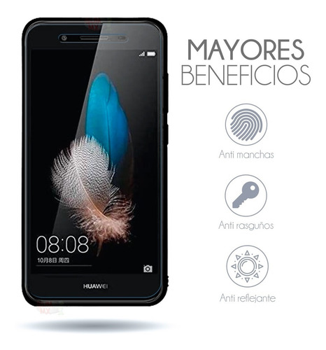 Mica De Cristal Templado 9h Compatible Con Huawei G8 Mini