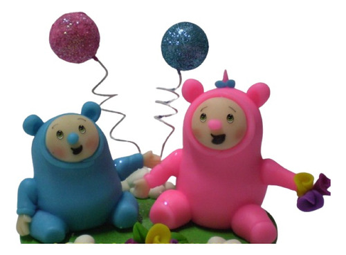 Adorno Para Torta Billy Bam Bam (baby Tv)  Porcelana Fria