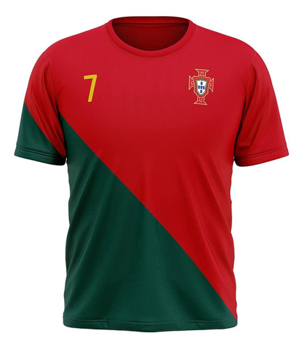 Camiseta  Portugal Ronaldo Home Jersey 2022 Copa Mundial Cr7