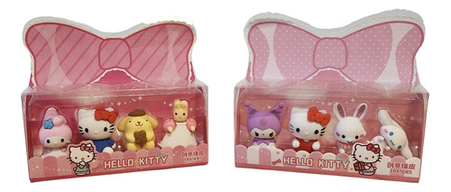 Gomas Kawaii Hello Kitty Pack X4