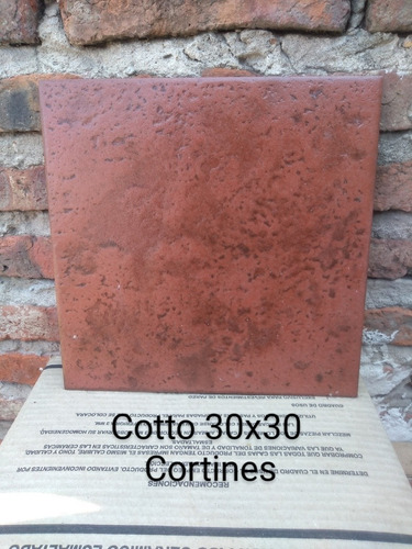 Ceramica Cotto Mónaco 30x30 CortinesPrecio Por Caja 17 Unid