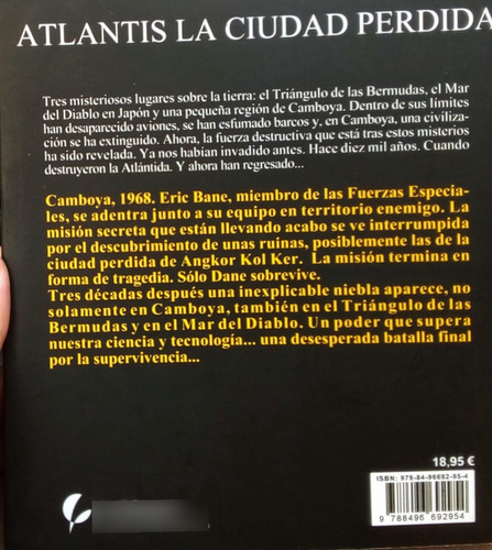 Atlantis, La Ciudad Perdida Greg Donegan Novela Ficción
