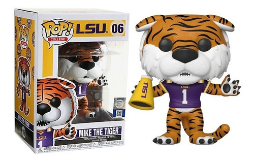 Funko Pop College Football Ncaa -  Lsu Mike The Tiger #06