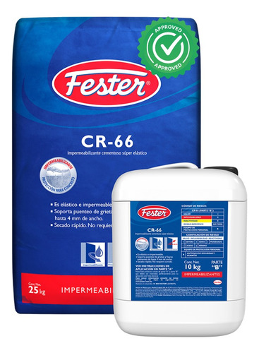 Fester Cr-66 35 Kg Color Gris