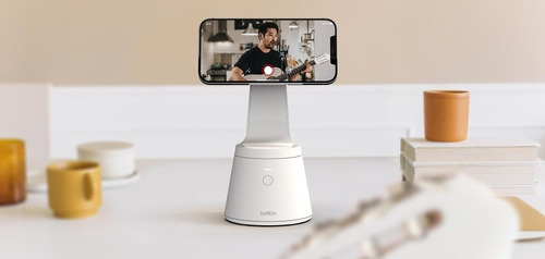 Imagen 9 de 9 de Belkin Soporte Magnético Magsafe Con Seguimiento Facial 360°