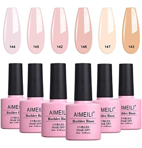 Aimeili Soak Off Uv Led Gel Esmalte De Uñas Builder Color G