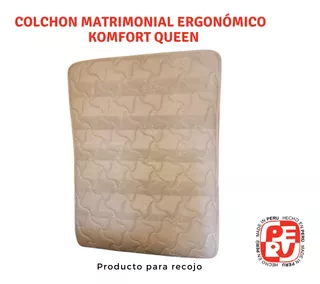 Colchón Matrimonial Ergonómico Komfort Queen