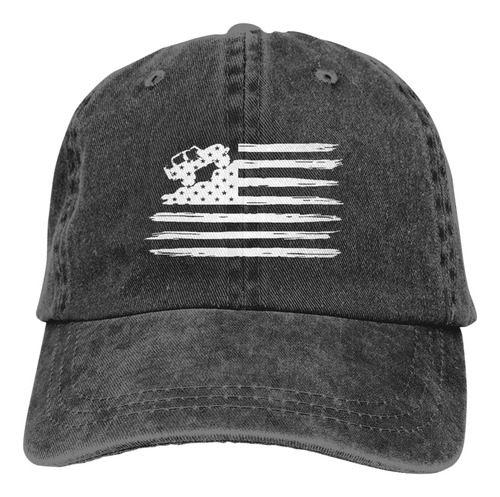 Jeep Denim Hat Gorra De Béisbol Patriótica De La Bandera Est