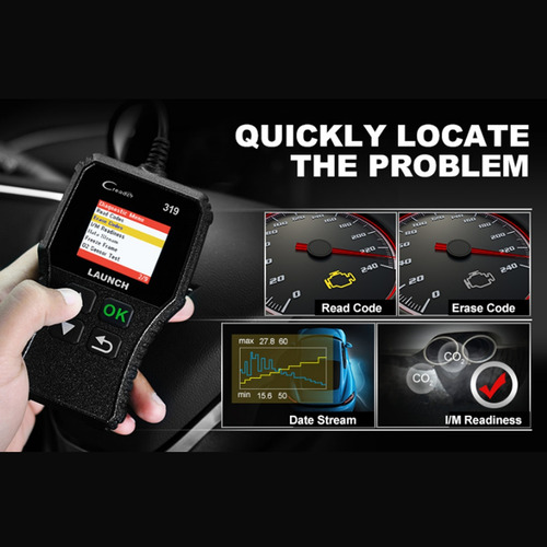 Lector De Códigos De Coche Cr319 Creader Obd2 Escáner Obdii