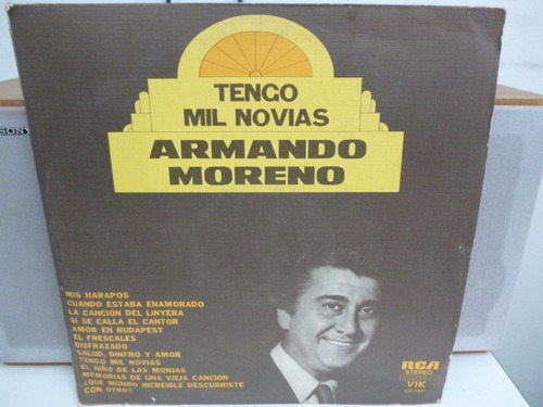 Armando Moreno Tengo Mil Novias Vinilo Argentino