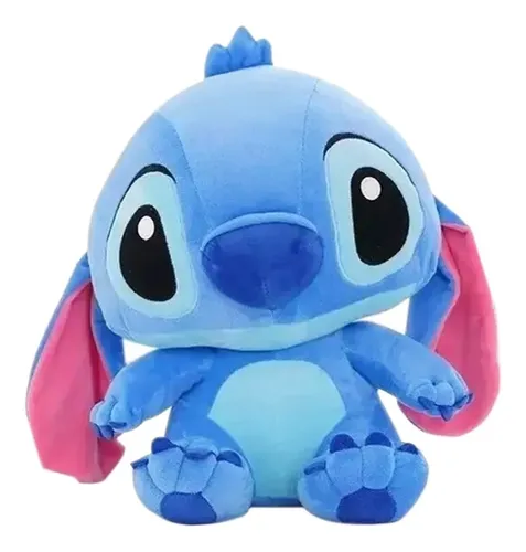 Stitch De Peluche Cabezon Gigante Kawaii Grande Piel Durazno