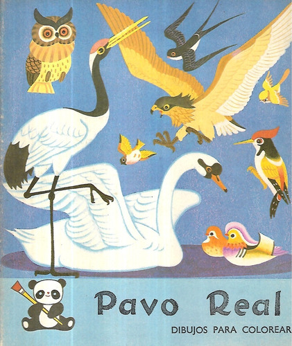 Libro Pavo Real / Dibujo Colorea / Tong Peng - Zhang Lianrui