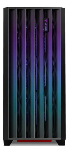 Gabinete Gamer Yeyian Phoenix Con Ventana, Midi-tower, Atx/micro-atx/mini-itx, Usb 3.2, Sin Fuente, 4 Ventiladores Argb Instalados, Enfriamiento Liquido Soportado 360mm, Negro, Ycm-appho-01