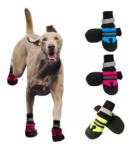 Zapatos Impermeables, Antideslizantes Para Perro . Talla M