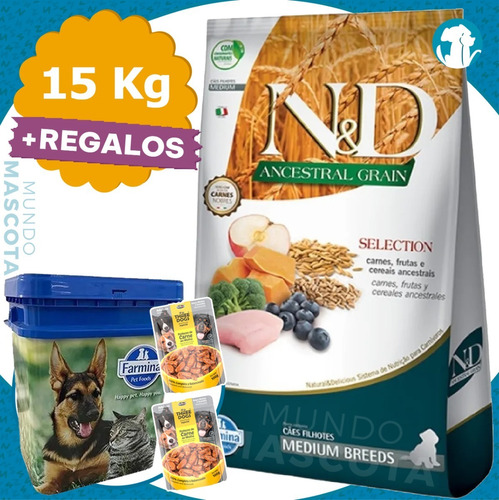 Farmina Nyd Ancestral Grain Perro Cachorro Mediano 15 Kg