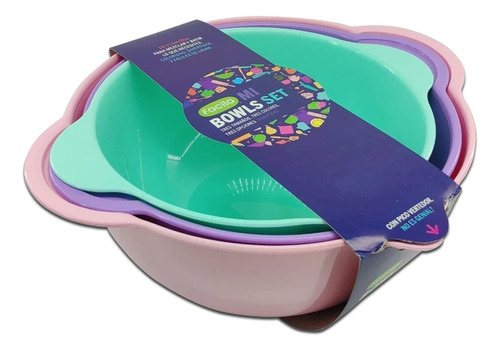 Set Bowls Cocina Medidor Vertedor Tamaños Pettish Online Color Surtido