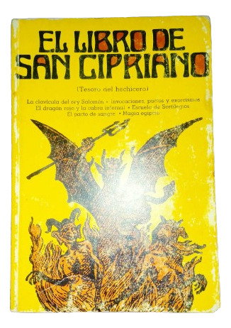 El Libro De San Cipriano Tesoro Del Hechicero